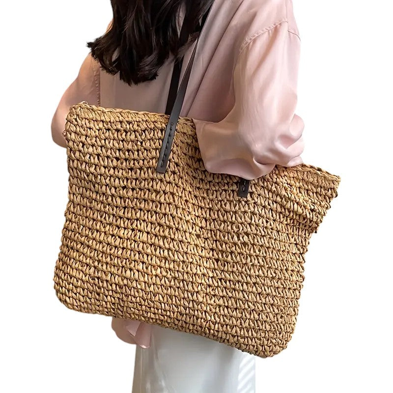 Olivia - Woven Tote Bag